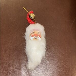 Santa Claus letter long beard plush ornament Xmas decor